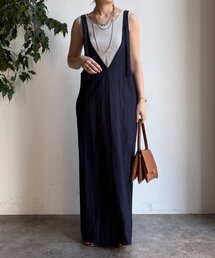 DouDou | 【新色追加/前後2WAYで着られる】深Vワンピース(ワンピース)