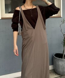 DouDou（ドゥドゥ）の「【新色追加/前後2WAYで着られる】深Vワンピース（ワンピース）」