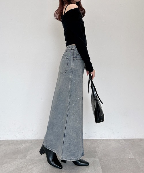 Heather(ヘザー)の「ストレッチポインテッドブーツ 137991(ブーツ・レディース・ホワイト/ブラック/ブラック系その他・M/L)」の6枚目の写真