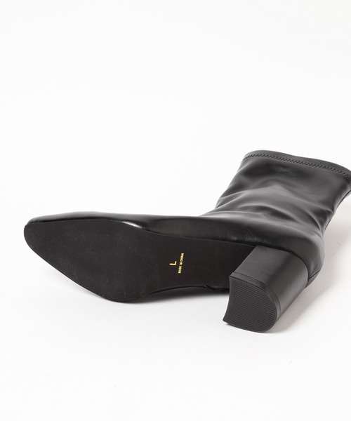 Heather(ヘザー)の「ストレッチポインテッドブーツ 137991(ブーツ・レディース・ホワイト/ブラック/ブラック系その他・M/L)」の10枚目の写真