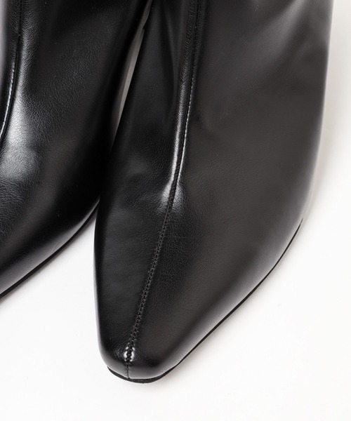 Heather(ヘザー)の「ストレッチポインテッドブーツ 137991(ブーツ・レディース・ホワイト/ブラック/ブラック系その他・M/L)」の12枚目の写真