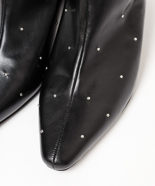 Heather(ヘザー)の「ストレッチポインテッドブーツ 137991(ブーツ・レディース・ホワイト/ブラック/ブラック系その他・M/L)」の13枚目の写真