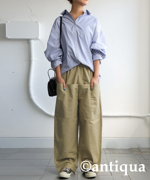 æ boutique レーヨンパンツ BOYCOTT　ジャケット 2品まとめ購入 デザインポケットパンツ（その他パンツ）｜antiqua（アンティカ