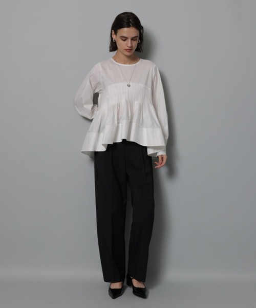 CADUNE（カデュネ）の「タックブラウス（シャツ/ブラウス）」 - WEAR 