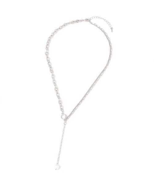 GLOBAL WORK（グローバルワーク）の「Y字チェーンネックレス/138702（ネックレス・レディース・ゴールド/シルバー・ONE SIZE）」の5枚目の写真