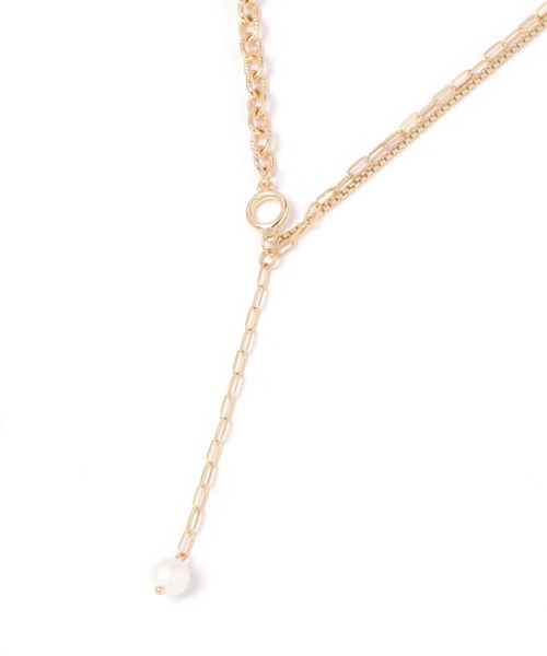 GLOBAL WORK（グローバルワーク）の「Y字チェーンネックレス/138702（ネックレス・レディース・ゴールド/シルバー・ONE SIZE）」の9枚目の写真