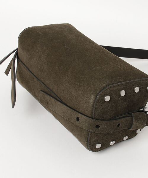 MIRO BARRELL LEATHER CROSSBODY BAG | MIRO バレル レザー クロスボディ バッグ（ショルダーバッグ）｜ALLSAINTS（オールセインツ）