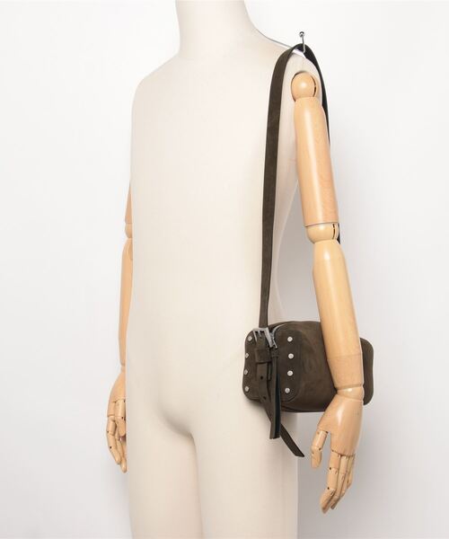 MIRO BARRELL LEATHER CROSSBODY BAG | MIRO バレル レザー クロスボディ バッグ（ショルダーバッグ）｜ALLSAINTS（オールセインツ）