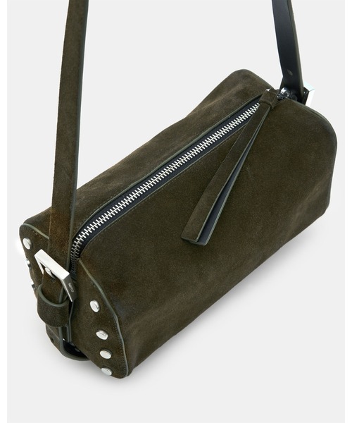 MIRO BARRELL LEATHER CROSSBODY BAG | MIRO バレル レザー クロスボディ バッグ（ショルダーバッグ）｜ALLSAINTS（オールセインツ）