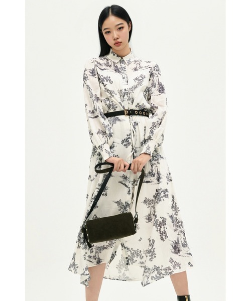 MIRO BARRELL LEATHER CROSSBODY BAG | MIRO バレル レザー クロスボディ バッグ（ショルダーバッグ）｜ALLSAINTS（オールセインツ）