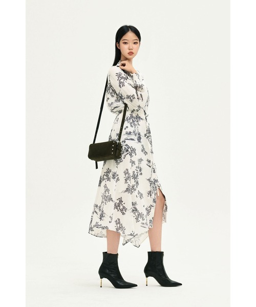 MIRO BARRELL LEATHER CROSSBODY BAG | MIRO バレル レザー クロスボディ バッグ（ショルダーバッグ）｜ALLSAINTS（オールセインツ）