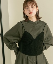 KBF | BACKリボンレースコルセット(その他トップス)
