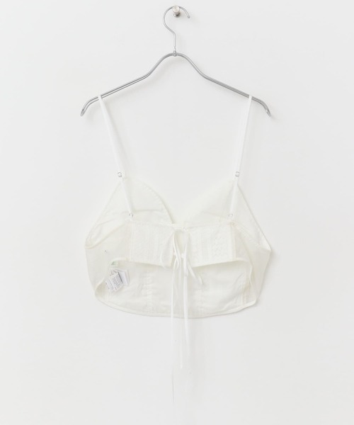 KBF(ケイビーエフ)の「BACKリボンレースコルセット(その他トップス・レディース・オフホワイト/ブラック・ONE)」の9枚目の写真