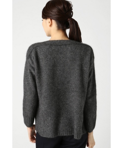 JOURNAL STANDARD（ジャーナルスタンダード）の「Hairy ボートネックプルオーバー#（ニット/セーター・レディース・グレー/アイボリー/キャメル・FREE）」の16枚目の写真