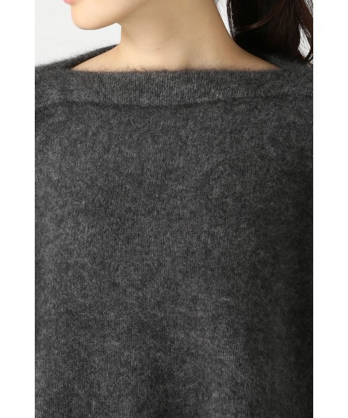 JOURNAL STANDARD（ジャーナルスタンダード）の「Hairy ボートネックプルオーバー#（ニット/セーター・レディース・グレー/アイボリー/キャメル・FREE）」の6枚目の写真