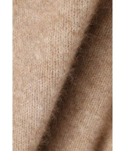 JOURNAL STANDARD（ジャーナルスタンダード）の「Hairy ボートネックプルオーバー#（ニット/セーター・レディース・グレー/アイボリー/キャメル・FREE）」の5枚目の写真