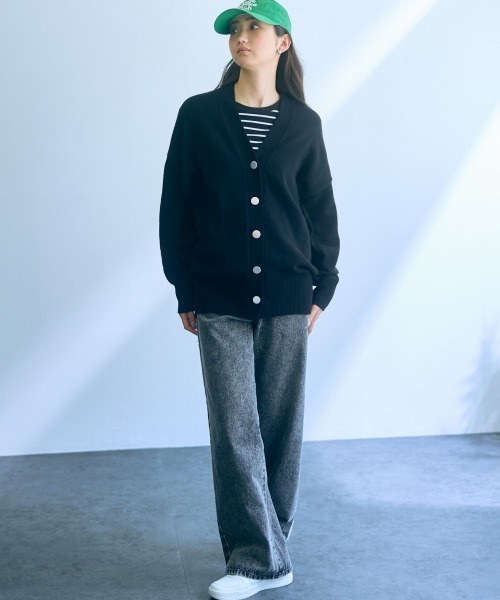 セール】高身長 ニットカーディガン（トールサイズ）Essenave