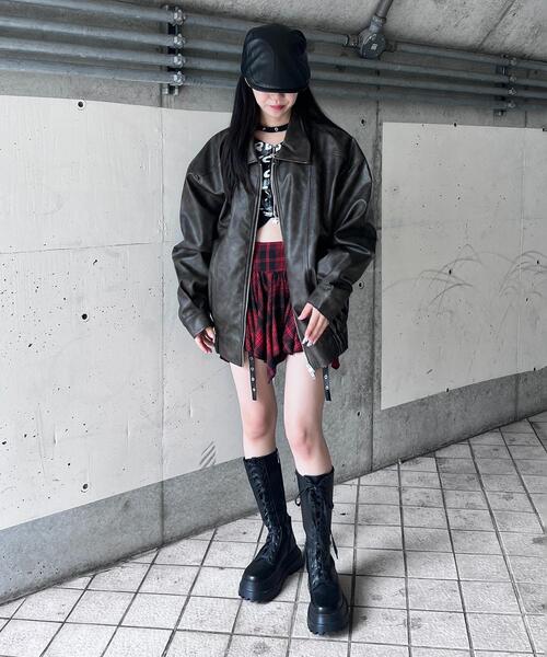 Figments(フィグメンツ)の「ヴィンテージ合皮ジャケット(ブルゾン・レディース・ブラック系その他・LARGE/X-LARGE)」の19枚目の写真