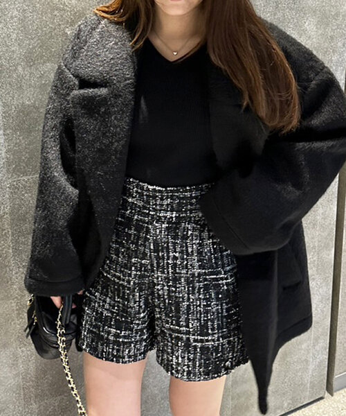 Remind me and forever(リマインドミーアンドフォーエバー)の「ワイドウエストショートパンツ(その他パンツ・レディース・スミクロ/その他/ブラック・FREE)」の20枚目の写真