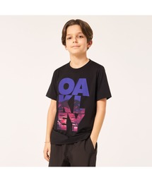 オークリー EN QDEVO SS TEE BOLD YTR 7.0/Tシャツ/ UPF50+/ 吸汗速乾/ 抗菌防臭/ YOUTH キッズ・ユース/OAKLEY