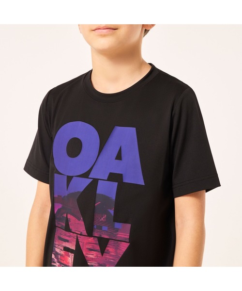 OAKLEY(オークリー)の「オークリー EN QDEVO SS TEE BOLD YTR 7.0/Tシャツ/ UPF50+/ 吸汗速乾/ 抗菌防臭/ YOUTH キッズ・ユース/OAKLEY(Tシャツ/カットソー・キッズ・ホワイト/ブルー/ブラック/オレンジ・M/L/S/XS)」の17枚目の写真