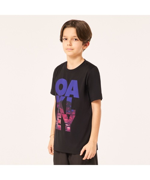 OAKLEY(オークリー)の「オークリー EN QDEVO SS TEE BOLD YTR 7.0/Tシャツ/ UPF50+/ 吸汗速乾/ 抗菌防臭/ YOUTH キッズ・ユース/OAKLEY(Tシャツ/カットソー・キッズ・ホワイト/ブルー/ブラック/オレンジ・M/L/S/XS)」の15枚目の写真