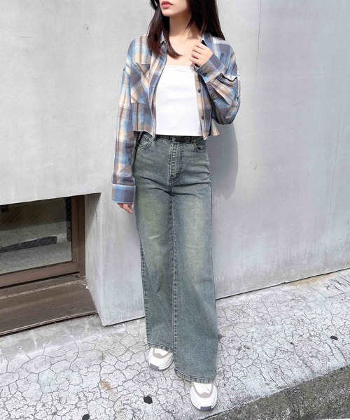 INGNI(イング)の「【WEB限定】フレアデニムパンツ/A(デニムパンツ・レディース・インディゴブルー/ブラック/ブルー系その他・M/S)」の17枚目の写真