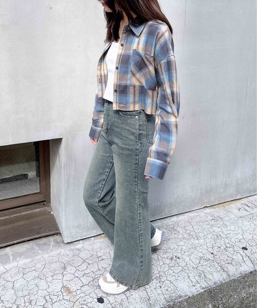 INGNI(イング)の「【WEB限定】フレアデニムパンツ/A(デニムパンツ・レディース・インディゴブルー/ブラック/ブルー系その他・M/S)」の18枚目の写真