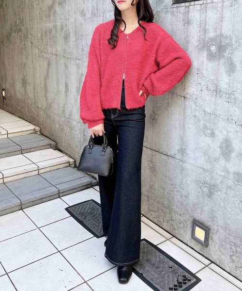 INGNI(イング)の「【WEB限定】フレアデニムパンツ/A(デニムパンツ・レディース・インディゴブルー/ブラック/ブルー系その他・M/S)」の6枚目の写真