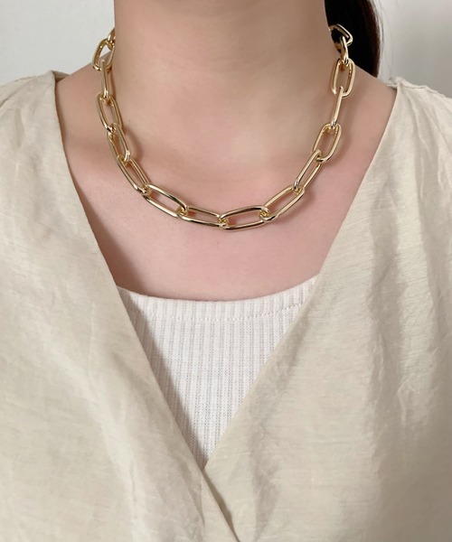 ciite'(シーテ)の「simple chain necklace / シンプルチェーンネックレス(ネックレス・レディース・シルバー/ゴールド・FREE)」の1枚目の写真