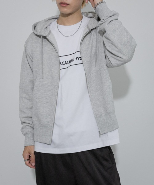 SENSE OF PLACE by URBAN RESEARCH（センスオブプレイスバイアーバンリサーチ）の「カラーZIPパーカー（パーカー・メンズ・ライトグレー/レッド/ブラック・MEDIUM/LARGE）」の4枚目の写真