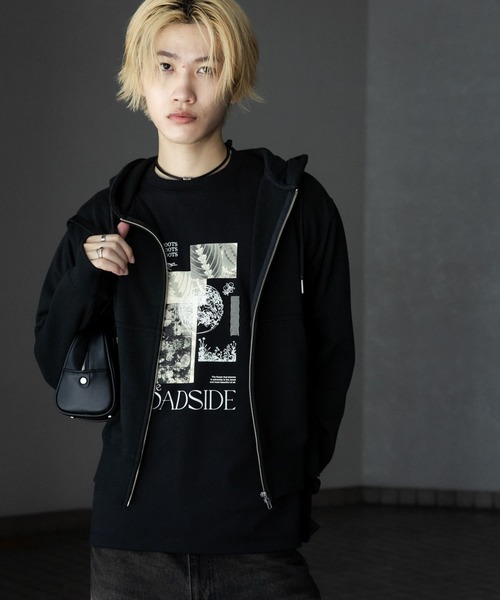 SENSE OF PLACE by URBAN RESEARCH（センスオブプレイスバイアーバンリサーチ）の「カラーZIPパーカー（パーカー・メンズ・ライトグレー/レッド/ブラック・MEDIUM/LARGE）」の10枚目の写真