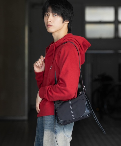 SENSE OF PLACE by URBAN RESEARCH（センスオブプレイスバイアーバンリサーチ）の「カラーZIPパーカー（パーカー・メンズ・ライトグレー/レッド/ブラック・MEDIUM/LARGE）」の14枚目の写真