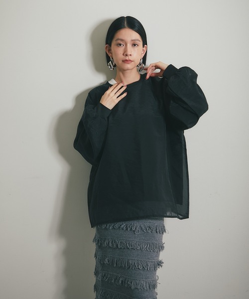 裏地付きシアーブラウス（シャツ/ブラウス）｜ANOTHER S（アナザーエス