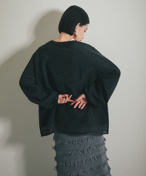 裏地付きシアーブラウス（シャツ/ブラウス）｜ANOTHER S（アナザーエス