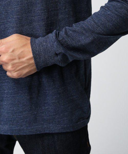 POLO RALPH LAUREN(ポロ ラルフ ローレン)の「カスタムフィット ロング スリーブ Tシャツ(Tシャツ/カットソー・メンズ・ブルー/チャコールグレー/グリーン/グレー・XX-LARGE/X-LARGE/SMALL/LARGE/MEDIUM/X-SMALL)」の8枚目の写真