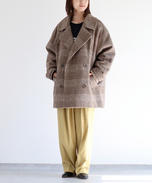 cepo(セポ)の「〈低身長サイズあり〉ウエストラップデザインイージーワイドパンツ(スラックス・レディース・グレー系その他/チャコール/キャメル・S/M)」の8枚目の写真