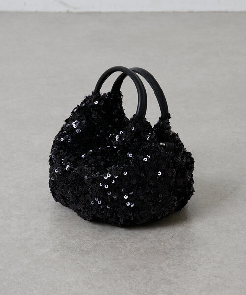 PAPILLONNER（パピヨネ）の「スパンコール2WAYバッグ（ショルダーバッグ・レディース・ホワイト/ブラック・FREE）」の10枚目の写真