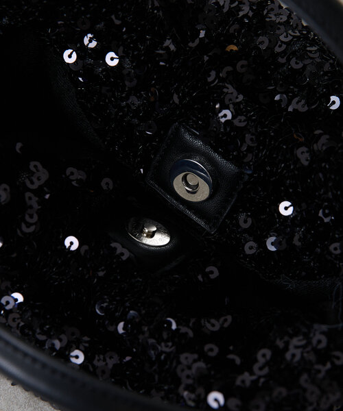 PAPILLONNER（パピヨネ）の「スパンコール2WAYバッグ（ショルダーバッグ・レディース・ホワイト/ブラック・FREE）」の14枚目の写真