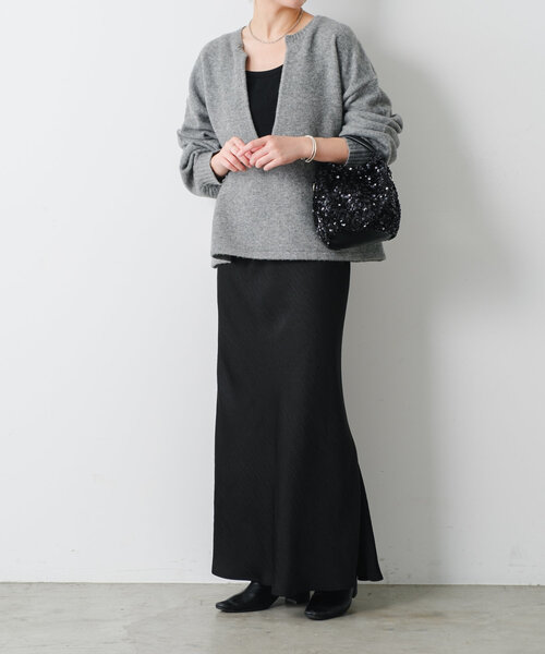 PAPILLONNER（パピヨネ）の「スパンコール2WAYバッグ（ショルダーバッグ・レディース・ホワイト/ブラック・FREE）」の20枚目の写真