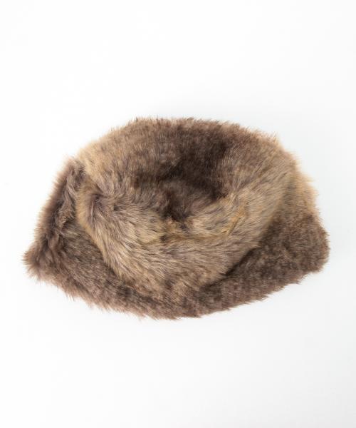 BEAMS BOY（ビームスボーイ）の「TURTLE FUR / ZOYA COSSACK（ハット・レディース・ブラウン・ONE SIZE）」の3枚目の写真