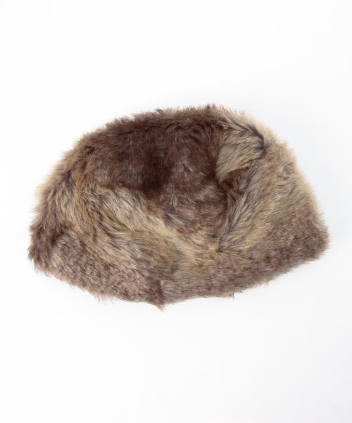 BEAMS BOY（ビームスボーイ）の「TURTLE FUR / ZOYA COSSACK（ハット・レディース・ブラウン・ONE SIZE）」の4枚目の写真