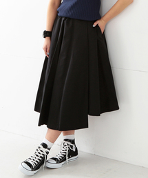 Ray BEAMS | Ray BEAMS / アシメヘムフレアースカート(スカート)