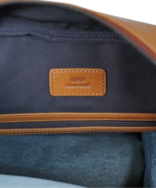 SEEKER（シーカー）の「【NOBLE】オイルレザー ボストンバッグ SKB-NB01（ボストンバッグ・メンズ・キャメル/グリーン/ブラック/ワイン/ネイビー・FREE）」の17枚目の写真
