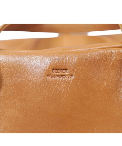 SEEKER（シーカー）の「【NOBLE】オイルレザー ボストンバッグ SKB-NB01（ボストンバッグ・メンズ・キャメル/グリーン/ブラック/ワイン/ネイビー・FREE）」の14枚目の写真