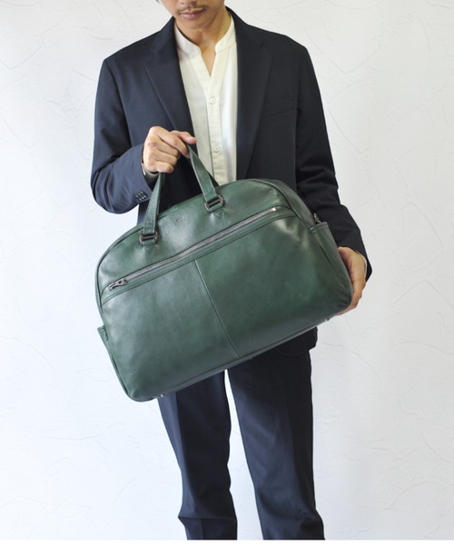 SEEKER（シーカー）の「【NOBLE】オイルレザー ボストンバッグ SKB-NB01（ボストンバッグ・メンズ・キャメル/グリーン/ブラック/ワイン/ネイビー・FREE）」の21枚目の写真