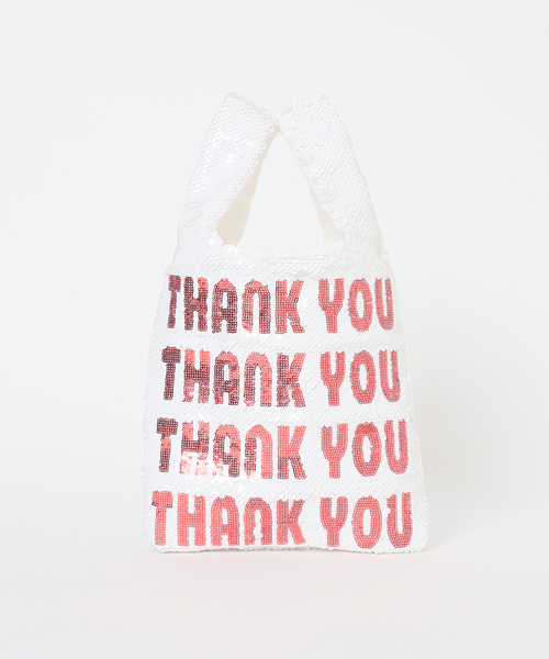FRAMeWORK（フレームワーク）の「BALMYDAYS 別注THANK YOUスパンコール