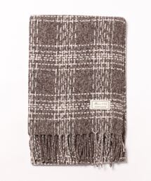 SPINNS | チェック柄ニットマフラー(マフラー)