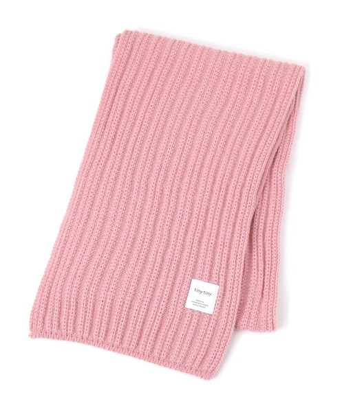 niko and...（ニコアンド）の「ボリュームニットマフラー[tiny tiny(ティニーティニー)]（ストール/ショール・レディース・ベージュ/ピンク/ホワイト・0）」の3枚目の写真