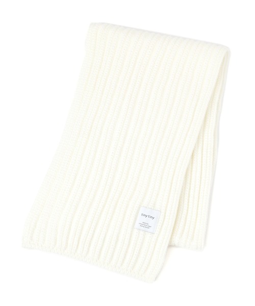 niko and...（ニコアンド）の「ボリュームニットマフラー[tiny tiny(ティニーティニー)]（ストール/ショール・レディース・ベージュ/ピンク/ホワイト・0）」の4枚目の写真